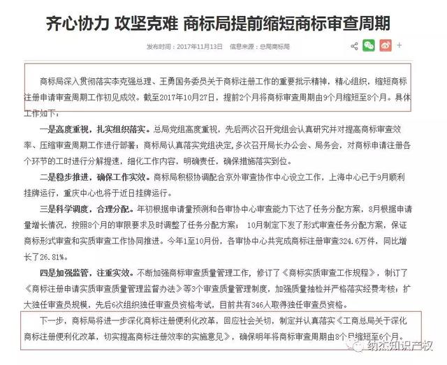 明年商標審查周期將縮短至6個月，網友：我的國際優先權如何保證